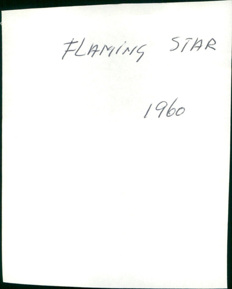 Flaming Star - Vintage Photograph