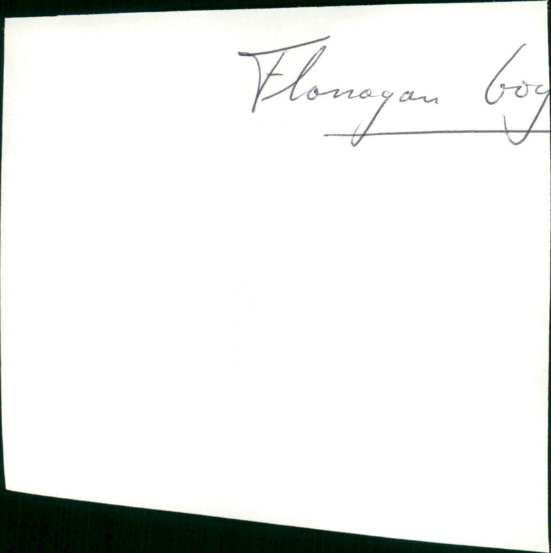 Flanagan Boy - Vintage Photograph