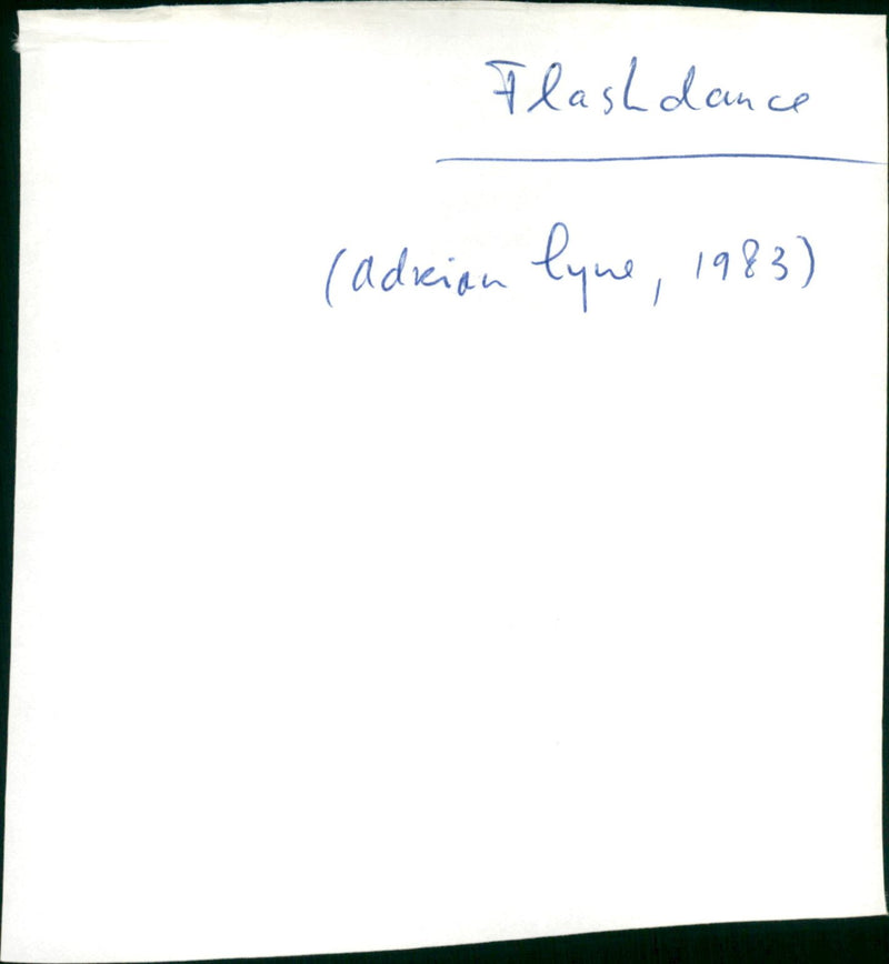 Flashdance - Vintage Photograph