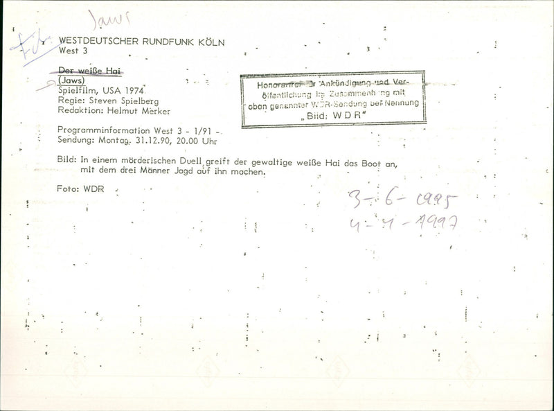 Jaws - Vintage Photograph