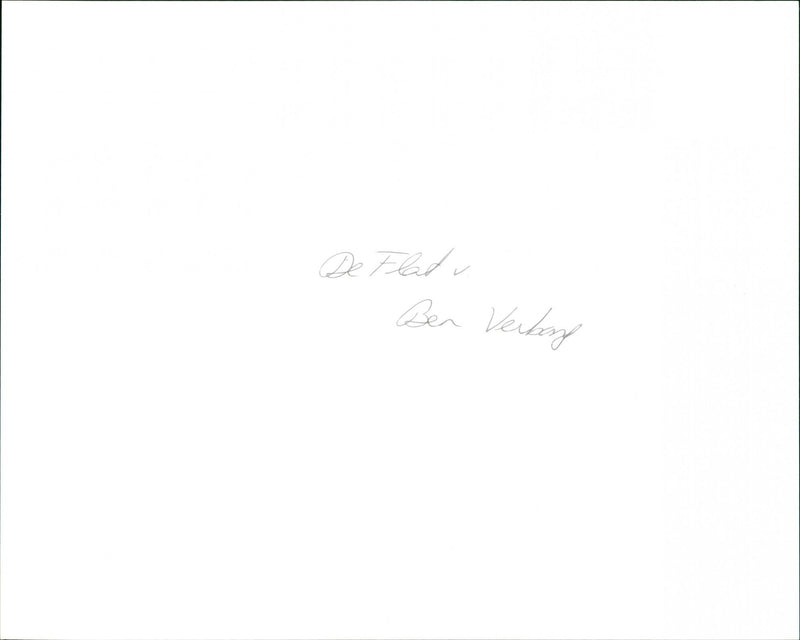 De Flat - Vintage Photograph