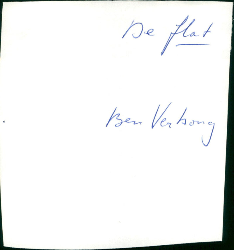 De Flat - Vintage Photograph