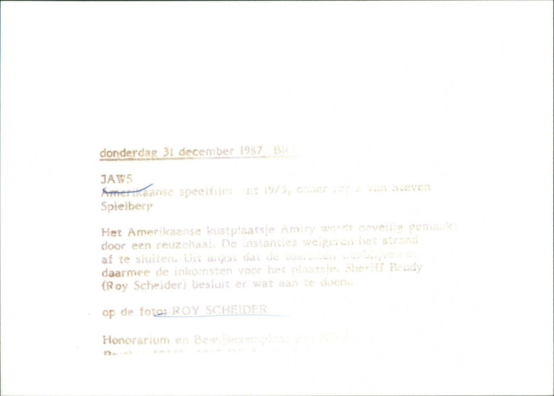 Jaws - Vintage Photograph