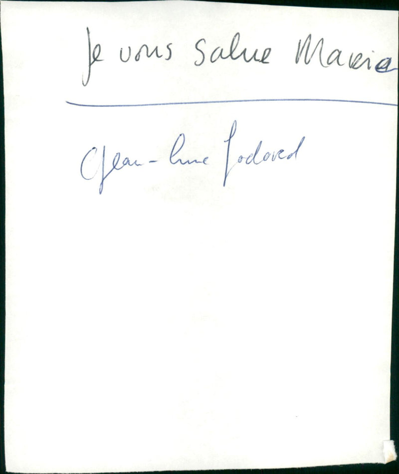 Je vous salue Marie - Vintage Photograph