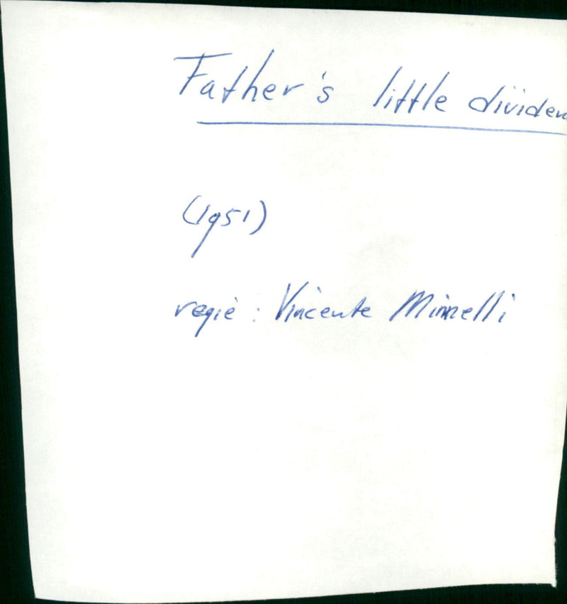 Father's Little Dividend - Vintage Photograph