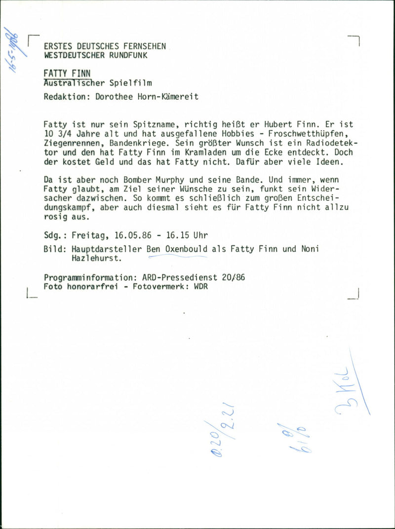 Fatty Finn - Vintage Photograph