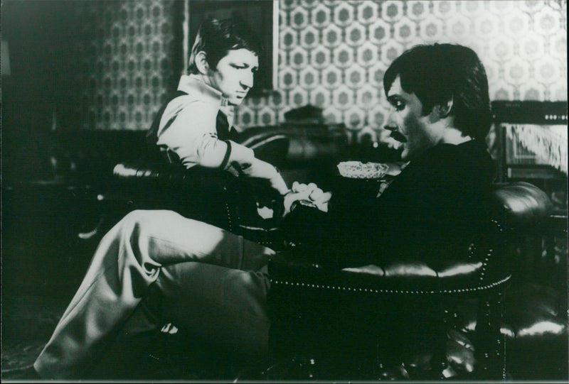 Rainer Werner Fassbinder and Peter Chatel - Vintage Photograph