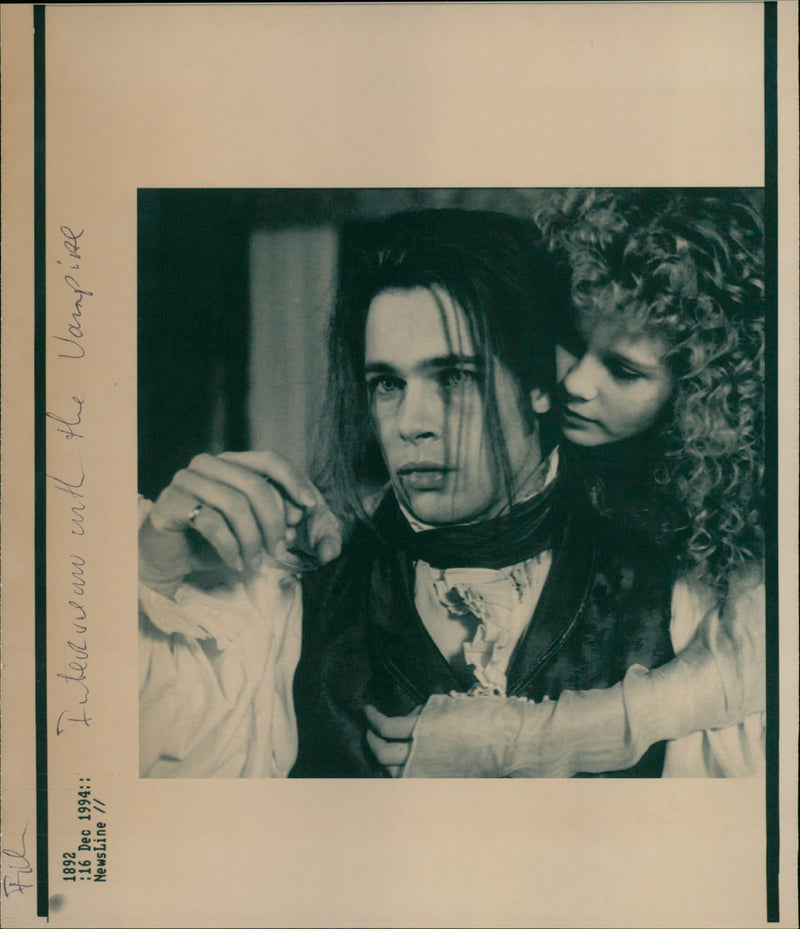 Brad Pitt and Kirsten Dunst - Vintage Photograph