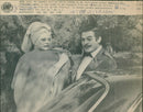 Anita Ekberg and Marcello Mastroianni - Vintage Photograph