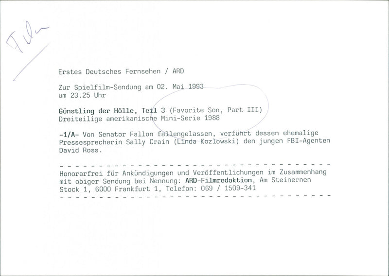 Linda Kozlowski - Vintage Photograph