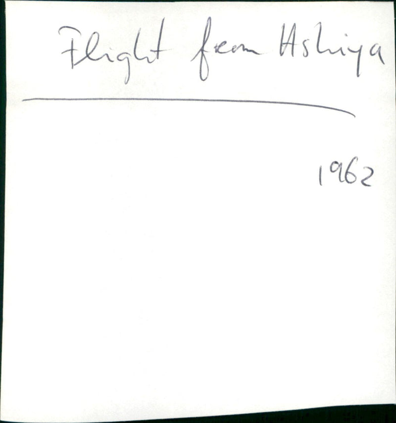 Flight from Ashiya - Vintage Photograph