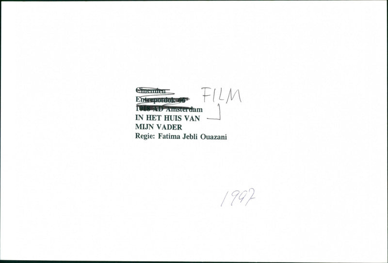 In het huis van mijn vader - Vintage Photograph