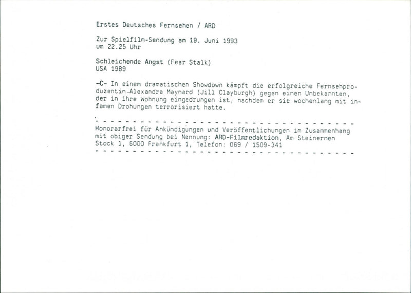 Jill Clayburgh - Vintage Photograph