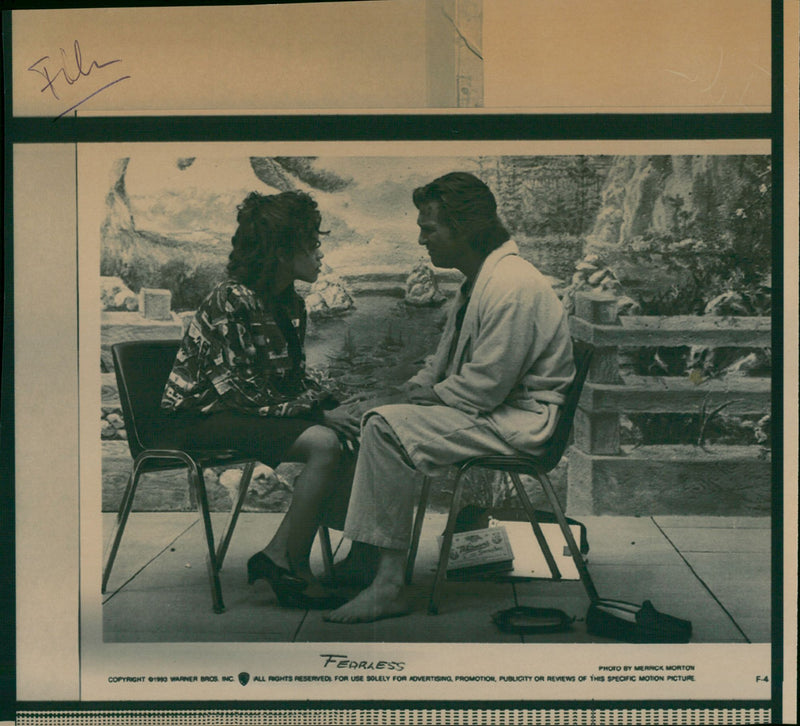 Rosie Perez and Jeff Bridges - Fearless - Vintage Photograph