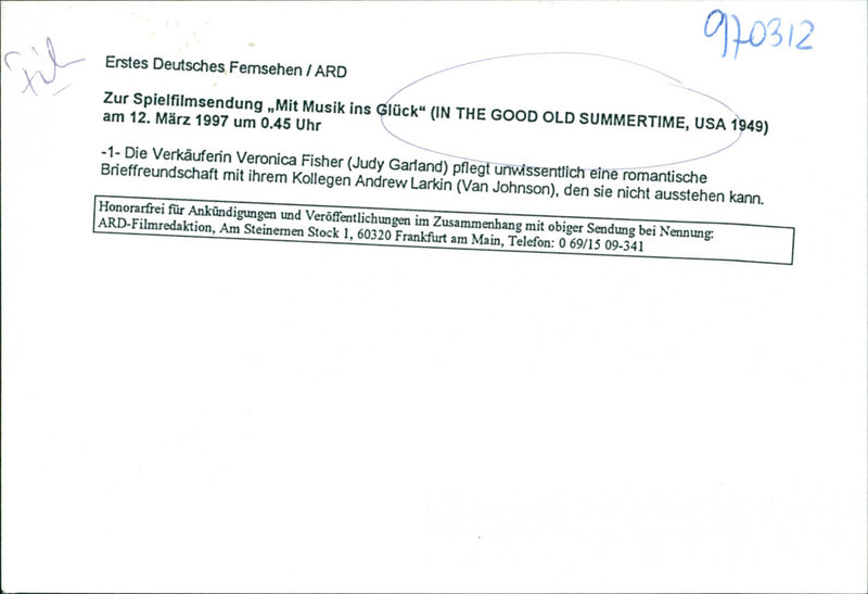 Judy Garland and Van Johnson - Vintage Photograph