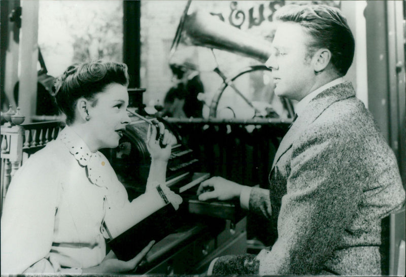 Judy Garland and Van Johnson - Vintage Photograph