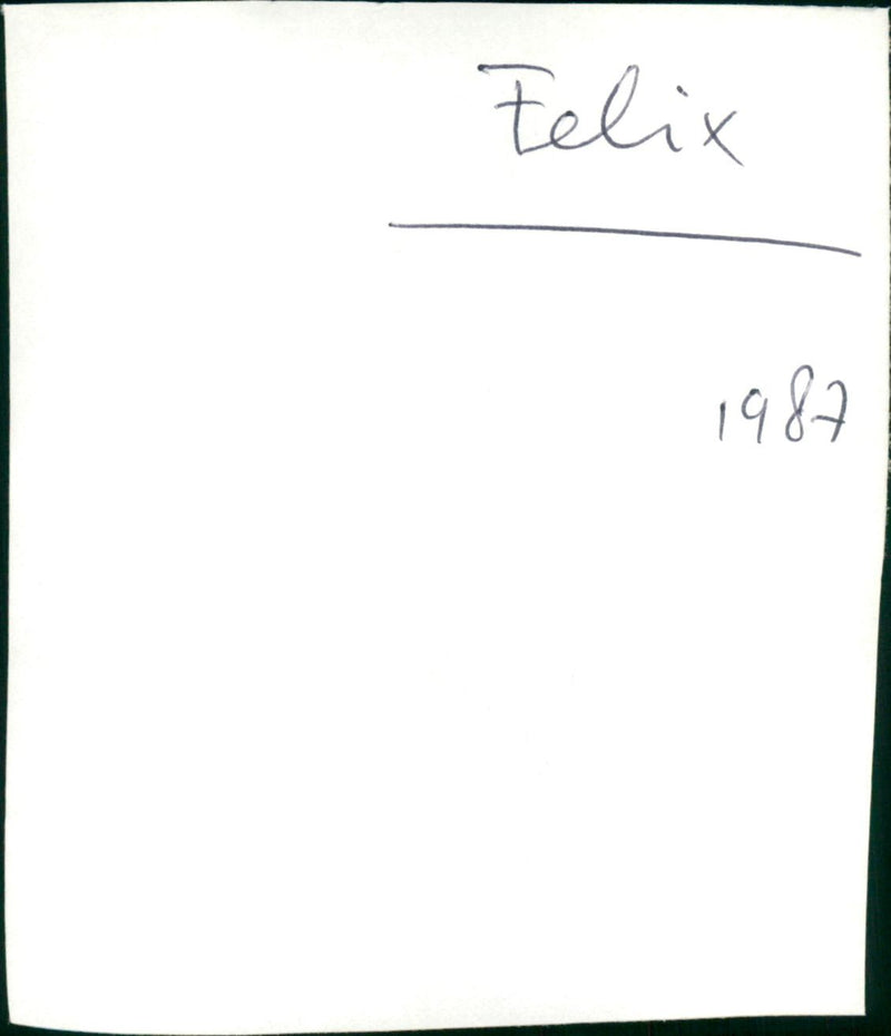 Felix - Vintage Photograph