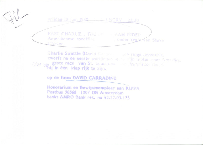 David Carradine - Vintage Photograph