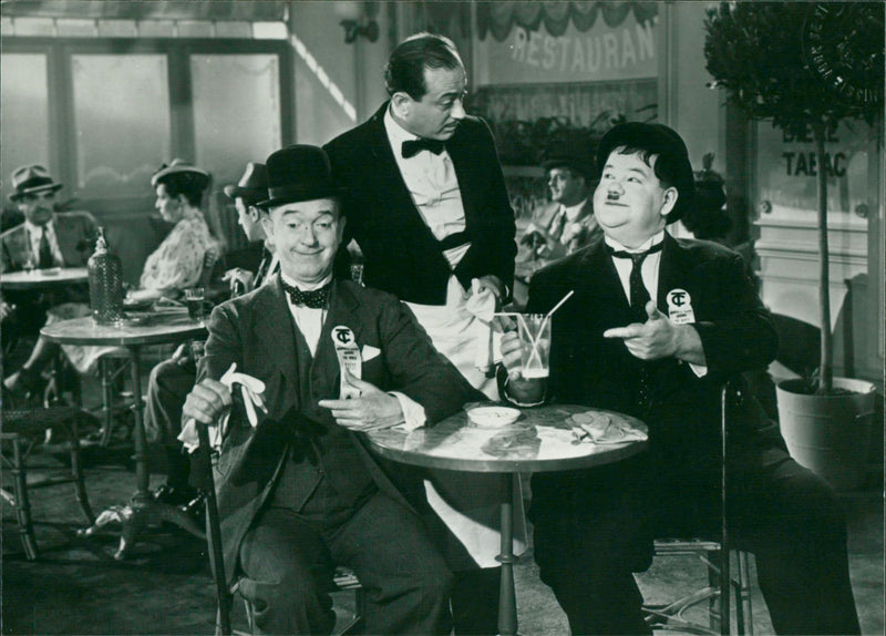 Stan Laurel and Oliver Hardy - Vintage Photograph