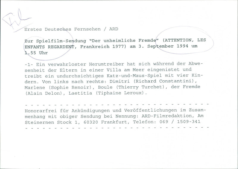 Attention les enfants regardent - Vintage Photograph