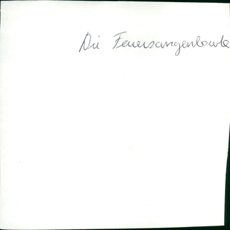 Die Feuerzangenbowle - Vintage Photograph
