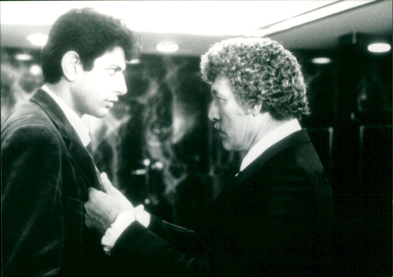 Jeff Goldblum and Carl Perkins - Vintage Photograph