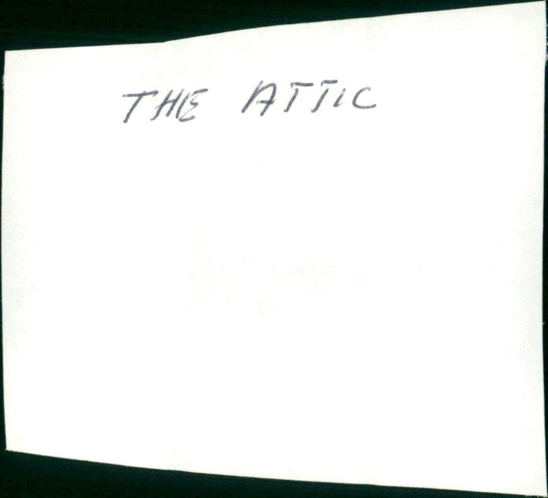 The Attic - Vintage Photograph