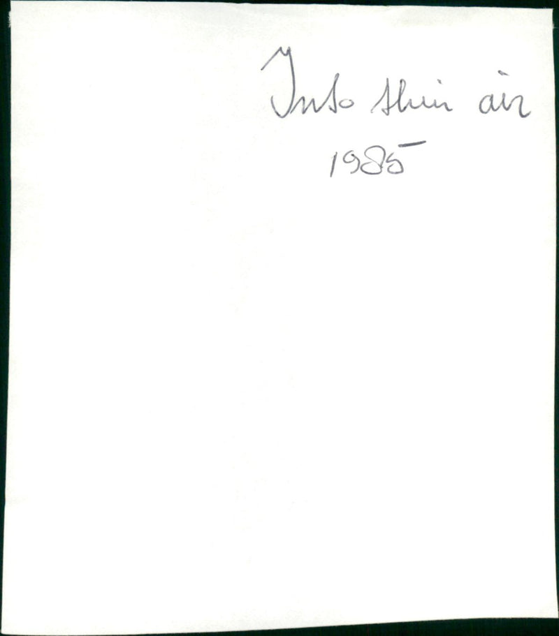 Into Thin Air - Vintage Photograph