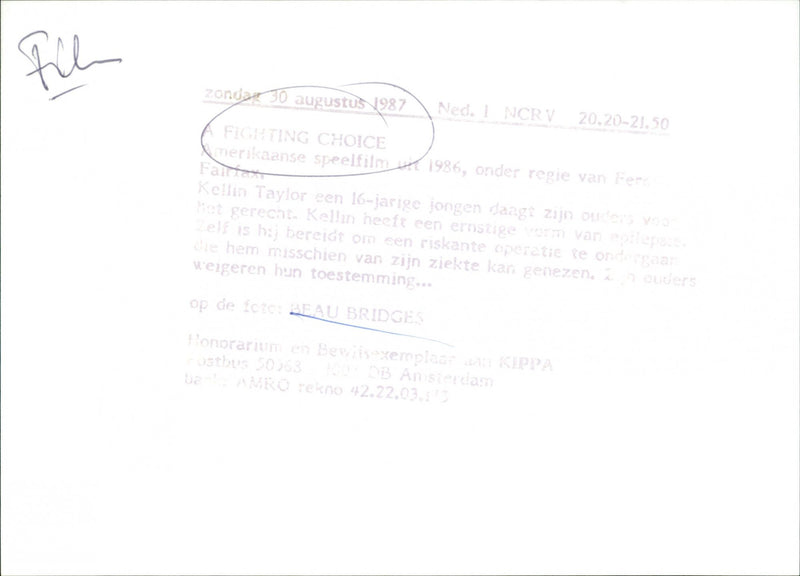 Beau Bridges - Vintage Photograph