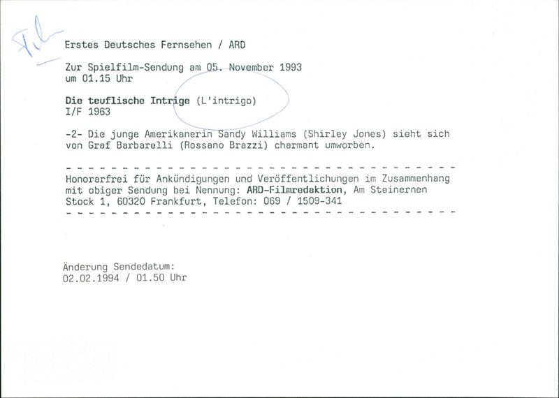 Shirley Jones and Rossano Brazzi - Vintage Photograph