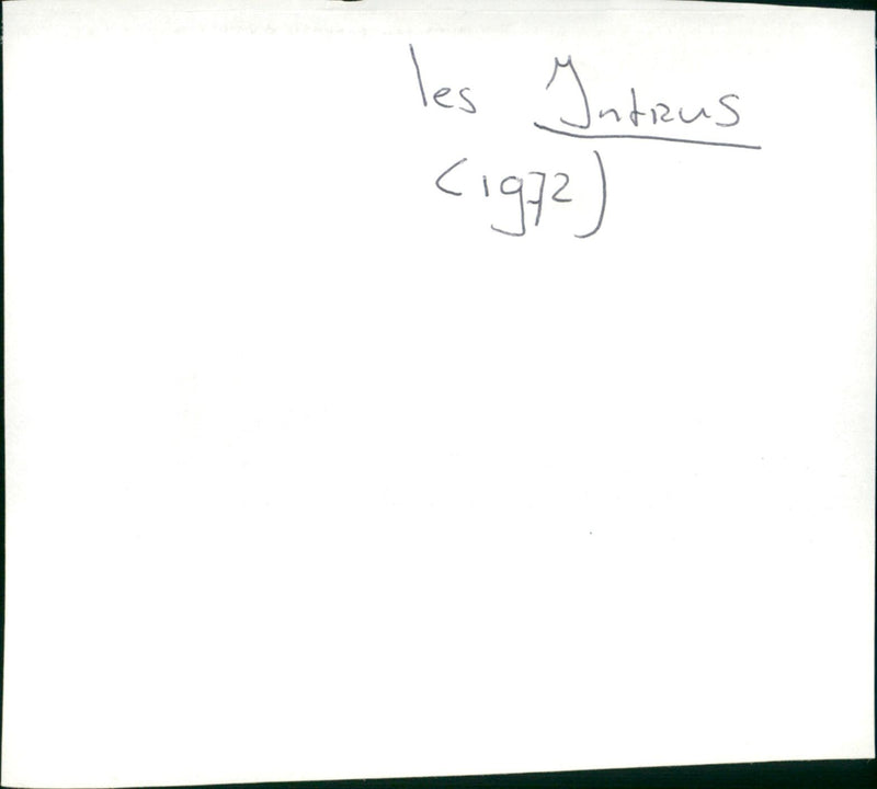 Les intrus - Vintage Photograph