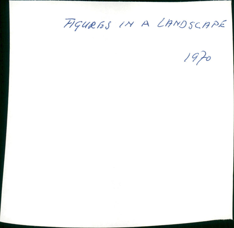 Figures in a Landscape - Vintage Photograph