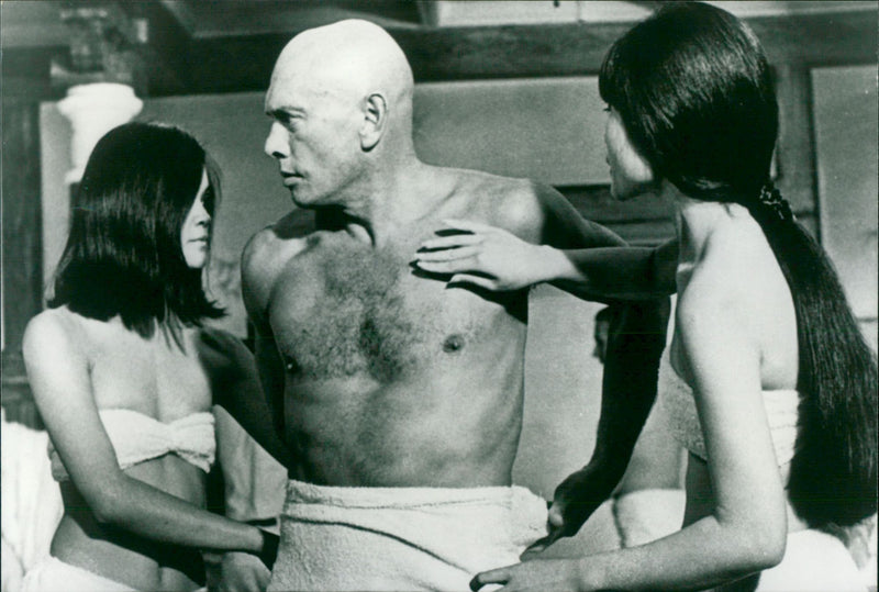 Yul Brynner - The File of the Golden Goose - Vintage Photograph