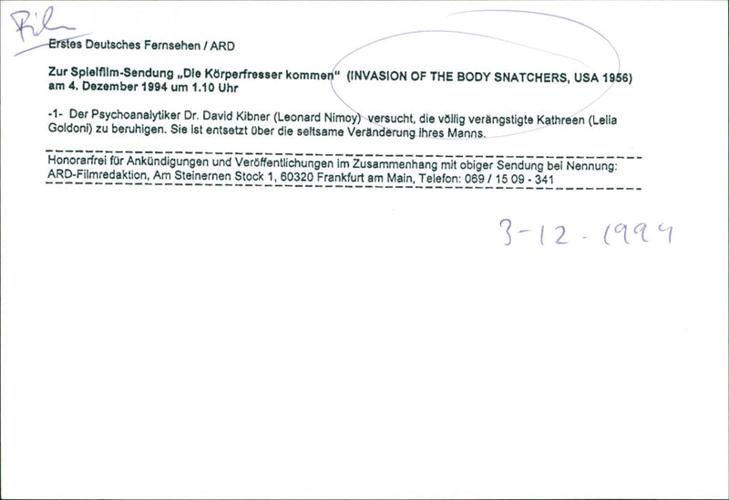 Leonard Nimoy and Lelia Goldoni - Vintage Photograph