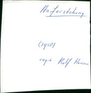 Auferstehung - Vintage Photograph