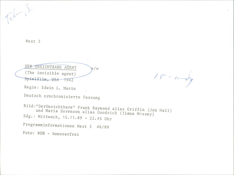 Ilona Massey and Jon Hall - Vintage Photograph