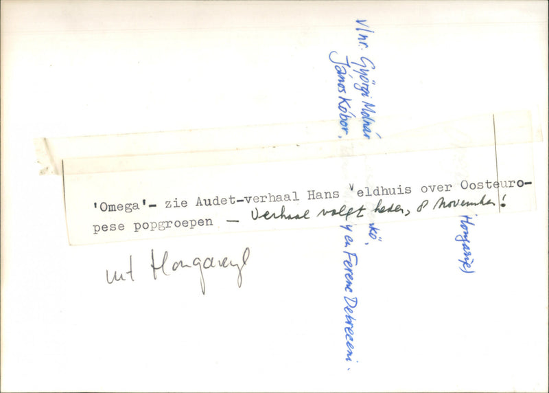 Omega - Vintage Photograph