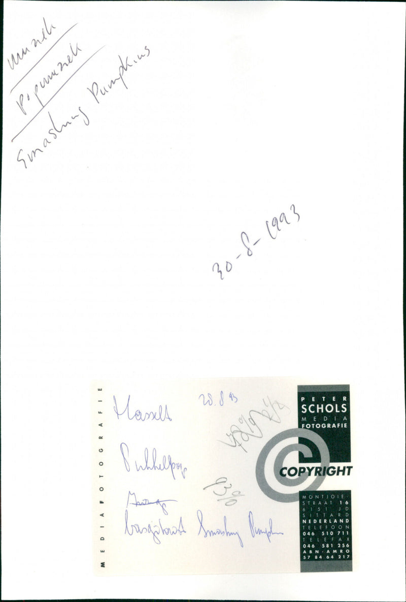 D'arcy Wretzky - The Smashing Pumpkins - Vintage Photograph