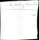 My Darling Clementine - Vintage Photograph