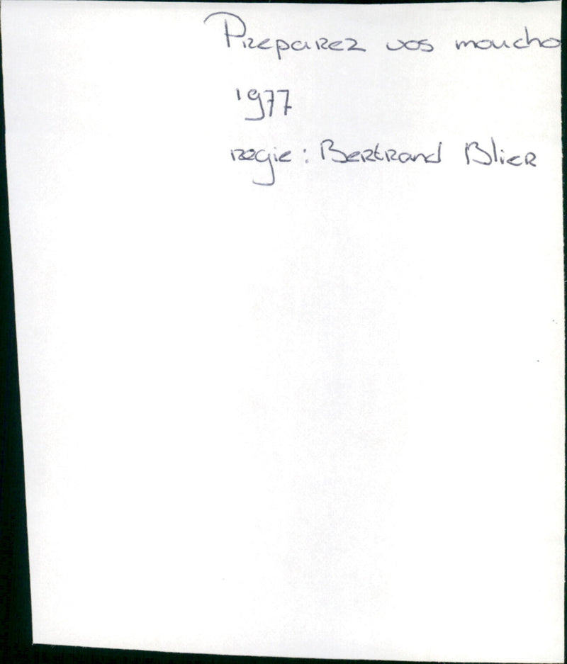 Préparez vos mouchoirs - Vintage Photograph