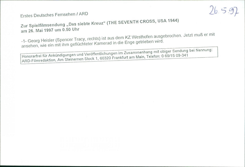 The Seventh Cross - Vintage Photograph