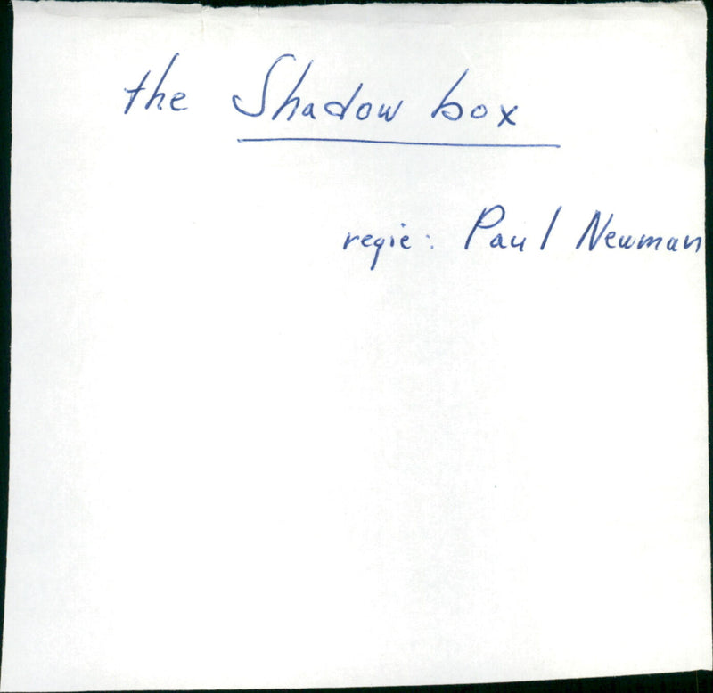 The Shadow Box - Vintage Photograph