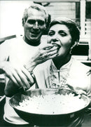 Paul Newman and Joanne Woodward - The Shadow Box - Vintage Photograph