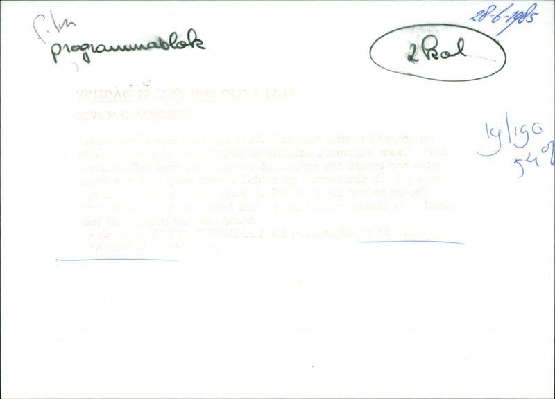 Seven Chances - Vintage Photograph