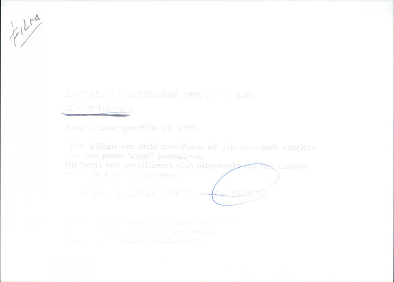 Michael Dante and Rod Steiger - Seven Thieves - Vintage Photograph