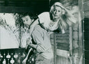 Yves Montand and Catherine Deneuve - Le Sauvage - Vintage Photograph