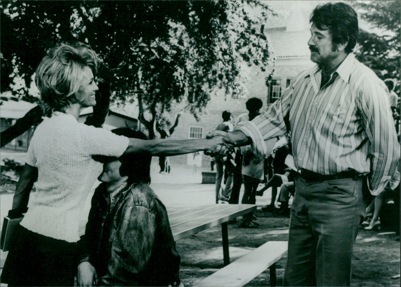 Angie Dickinson and Rock Hudson - Pretty Maids All in a Row - Vintage Photograph