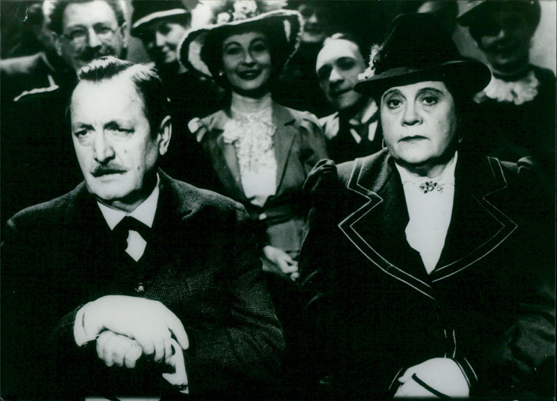 Hans Moser and Annie Rosar - Der Millionär - Vintage Photograph