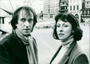 Jonathan Pryce and Carmen Du Sautoy - Praying Mantis - Vintage Photograph