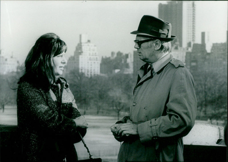 Rae Ellen and Richard Widmark - Madigan: The Park Avenue Beat - Vintage Photograph